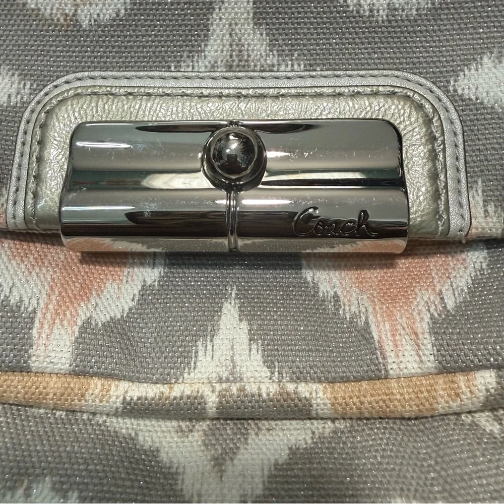 Coach Kristin Op Art Ikat Hobo Bag